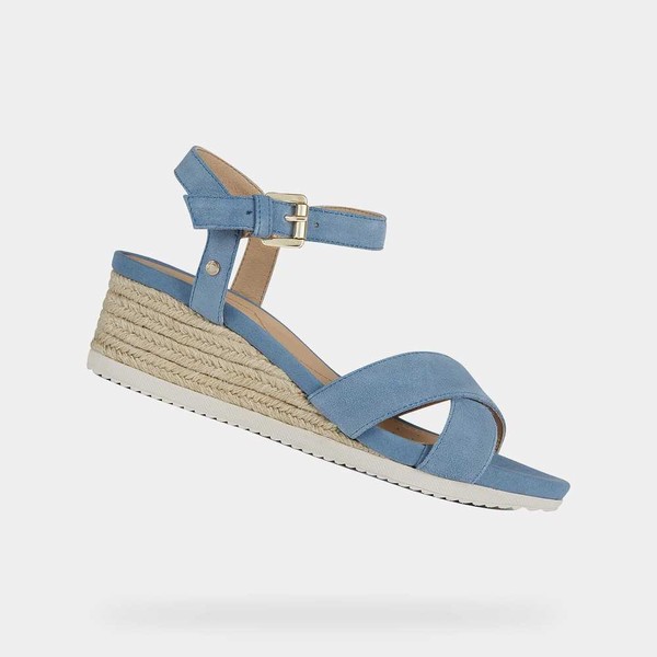 Geox Respira Light Blue Womens Sandals SS20.1KX345